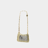 Nano Disc Shoulder Bag - Rabanne - Metal - Gold/Silver