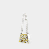 Nano Teardrop Shoulder Bag - Rabanne - Synthetic - Silver