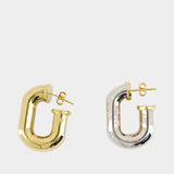 Earrings - Rabanne - Aluminum - Gold