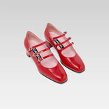 Kina Babies in Red Patent Leather
