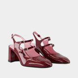 Banana Pumps - Carel - Leather - Burgundy