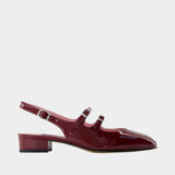 Peche Sandals - Carel - Leather - Burgundy