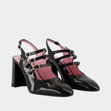 Promise Sandals - Carel - Leather - Black