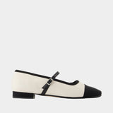 Gisele Ballerinas - Carel - Leather - White