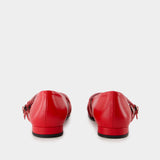 Eloise Ballerinas - Carel - Leather - Red