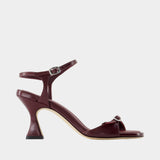Celeste Sandals - Carel - Leather - Burgundy