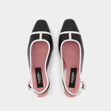 Elisa Sandals - Carel - Leather - Black