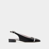 Elisa Sandals - Carel - Leather - Black