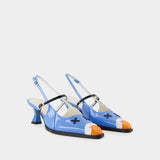 Pigeon Sandals - Carel - Leather - Blue
