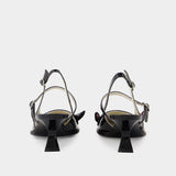 Souris Mp Sandals - Carel - Leather - Black