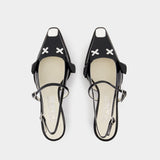 Souris Mp Sandals - Carel - Leather - Black