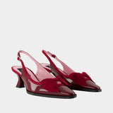 Marquise Sandals - Carel - Leather - Burgundy