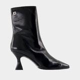 Isabelle Ankle Boots - Carel - Leather - Black
