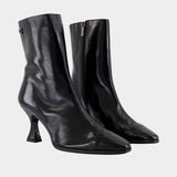 Isabelle Ankle Boots - Carel - Leather - Black