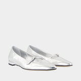 Emilie Ballerinas - Carel - Leather - Silver