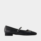 Gisele Ballerinas - Carel - Leather - Black