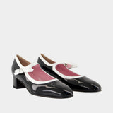 Kina Bow Pumps - Carel - Leather - Black