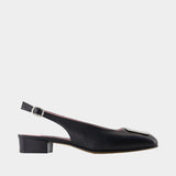Coquelicot Flat Shoes - Carel - Leather - Black
