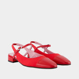 Oceano Sandals - Carel - Leather - Red