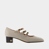 Kina Pumps - Carel - Canvas - Beige