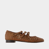 Ariana S Sandals - Carel - Raffia - Brown