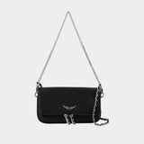 Rock Nano Wallet On Chain - Zadig & Voltaire - Leather - Black