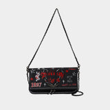 Rock Wallet On Chain - Zadig & Voltaire - Leather - Black