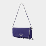 Wallet On Chain Rock - Zadig & Voltaire - Leather - Purple