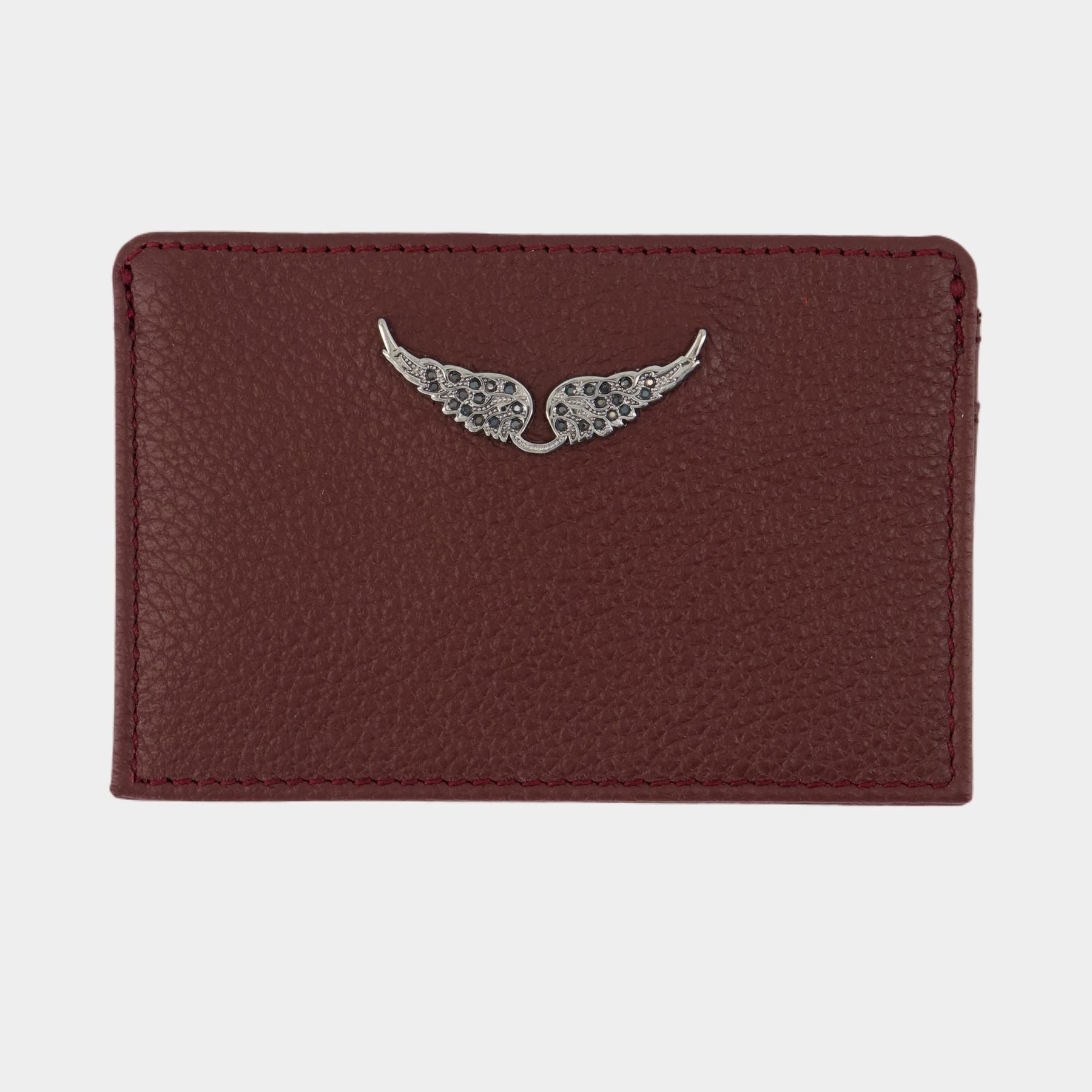 Zv Pass Cardholder - Zadig & Voltaire - Leather - Bordeaux