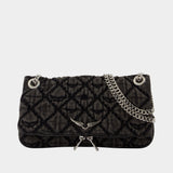 Wallet On Chain Rock Ii - Zadig & Voltaire - Cotton - Dark Grey