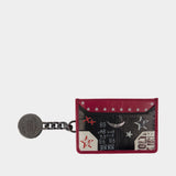 Sunny Pass Punk Card Holder - Zadig & Voltaire - Leather - Black