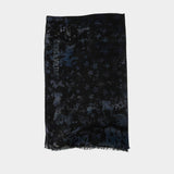 Judy Stars Scarf - Zadig & Voltaire - Wool - Dark Grey