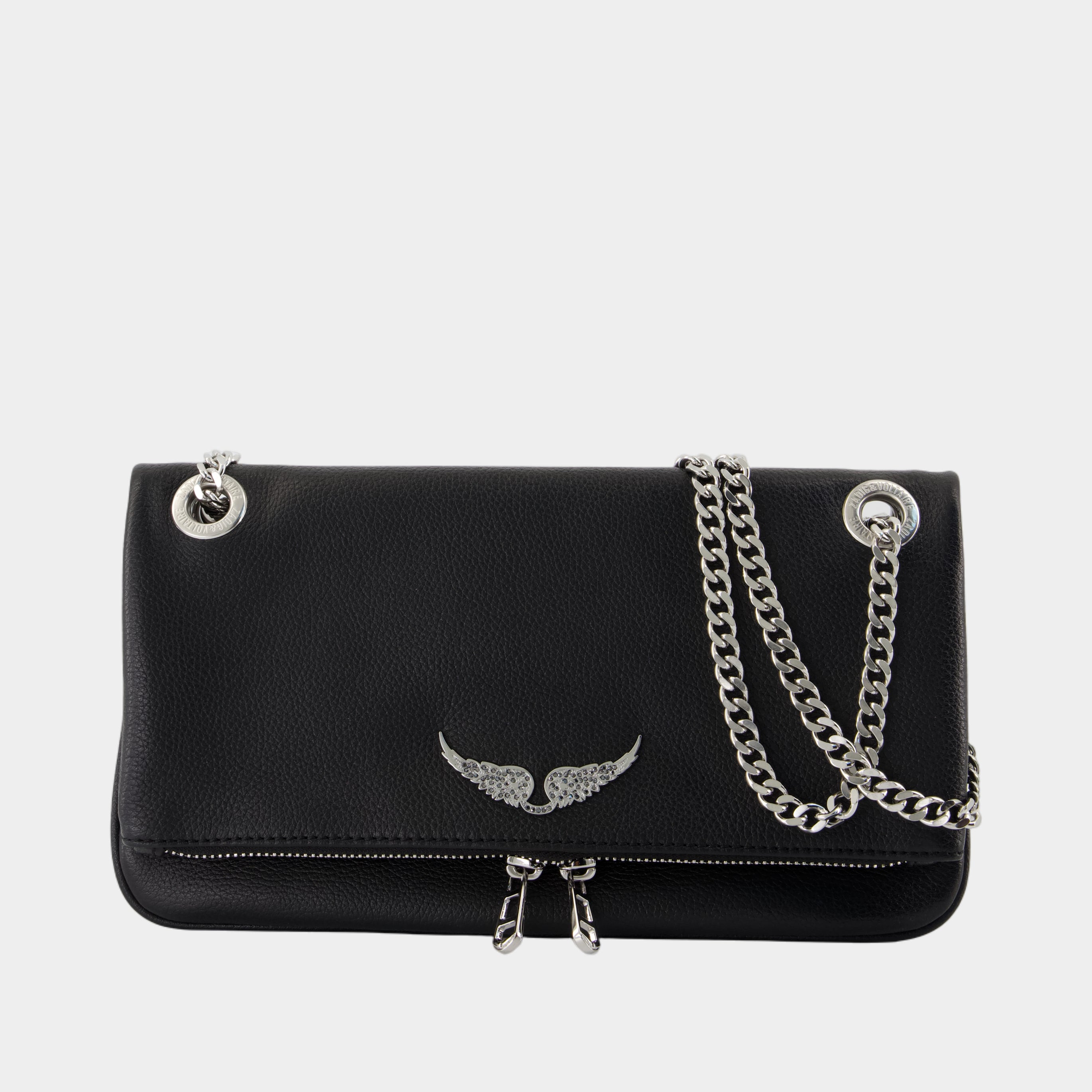 Rock Ii Wallet On Chain - Zadig & Voltaire - Leather - Black