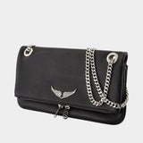 Rock Ii Wallet On Chain - Zadig & Voltaire - Leather - Black