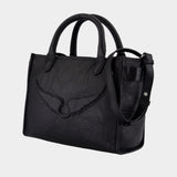 Angel Xs Shopper Bag - Zadig & Voltaire - Leather - Black