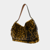 Jane Hobo Shoulder Bag - Zadig & Voltaire - Fake Fur - Brown