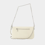 Rock Nano Wallet On Chain - Zadig & Voltaire - Leather - White