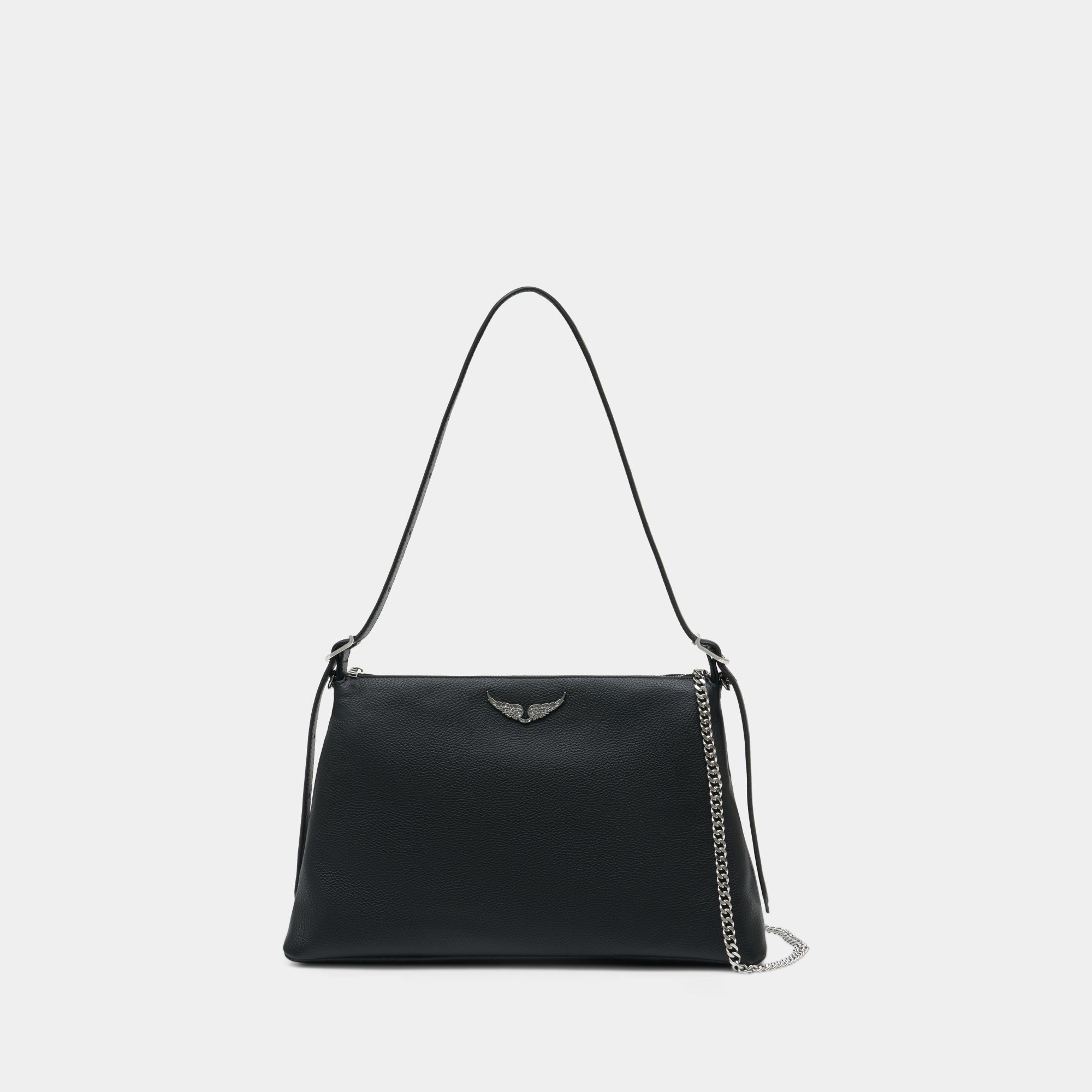 Jim Shoulder Bag - Zadig & Voltaire - Leather - Black