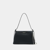 Jim Shoulder Bag - Zadig & Voltaire - Leather - Black