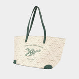 Xl Monogram Tennis Shopper Bag - Zadig & Voltaire - Synthetic - White