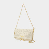 Rock Perfo Crossbody - Zadig & Voltaire - Leather - White