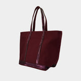 L Zippe Shopper Bag - Vanessa Bruno - Cotton - Purple
