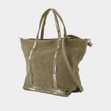 S Shopper Bag - Vanessa Bruno - Linen - Khaki