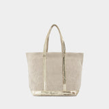 Shopping bag L - Vanessa Bruno - Linen - Sand