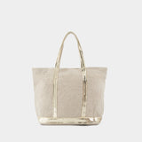 Shopping bag L - Vanessa Bruno - Linen - Sand