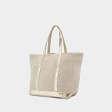Shopping bag L - Vanessa Bruno - Linen - Sand