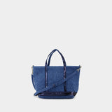 Shopping bag XS - Vanessa Bruno - Linen - Blue