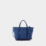 Shopping bag XS - Vanessa Bruno - Linen - Blue