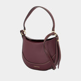 Mini Daily Shoulder Bag - Vanessa Bruno - Leather - Burgundy
