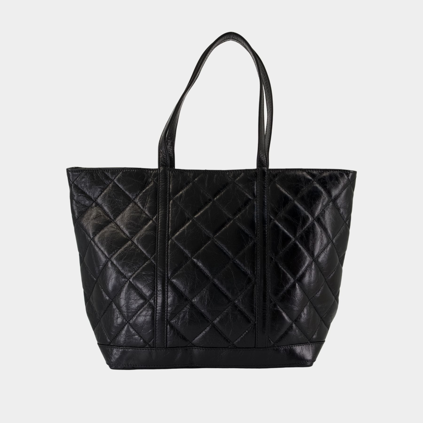 トートバッグ Xl Shopper Bag - Vanessa Bruno - Leather - Black Xl Shopper Bag - Vanessa Bruno - Leather - Black
